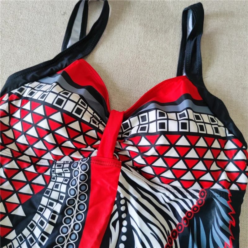 One-Piece Swimsuits Swimming Suit For Women Bodysuit Women Female Swimwear Bath Clothing Beach Wear With Pad Wire Free Print - Image 3