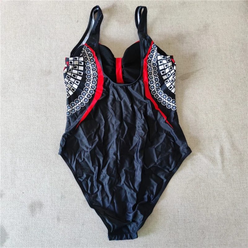 One-Piece Swimsuits Swimming Suit For Women Bodysuit Women Female Swimwear Bath Clothing Beach Wear With Pad Wire Free Print - Image 4