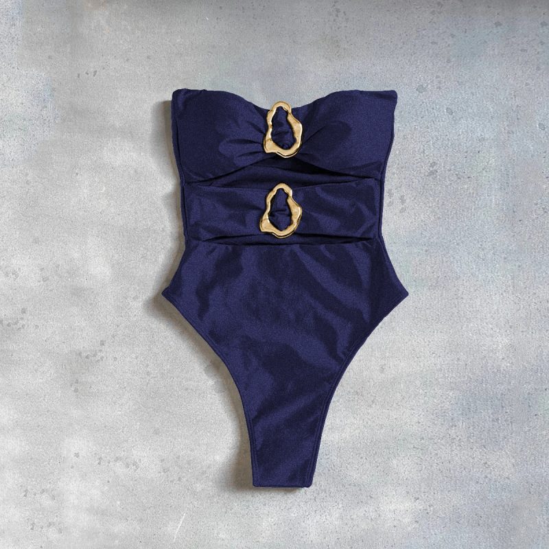 One Shoulder Swimsuit Women Swimwear 2025 Sexy Bikinis Female Biquini Hollowen Swim Suits Cut Out Bodysuit Bathingsuit Beachwear - Image 8