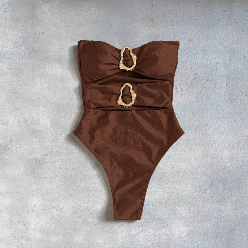 One Shoulder Swimsuit Women Swimwear 2025 Sexy Bikinis Female Biquini Hollowen Swim Suits Cut Out Bodysuit Bathingsuit Beachwear - Image 9
