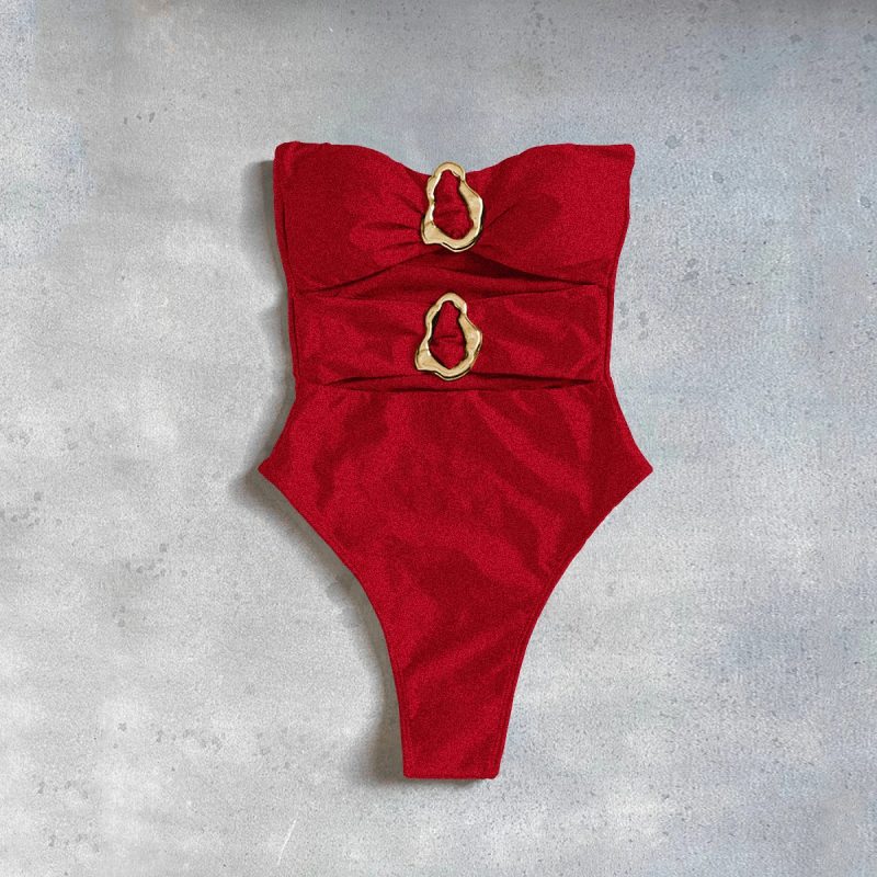 One Shoulder Swimsuit Women Swimwear 2025 Sexy Bikinis Female Biquini Hollowen Swim Suits Cut Out Bodysuit Bathingsuit Beachwear - Image 11