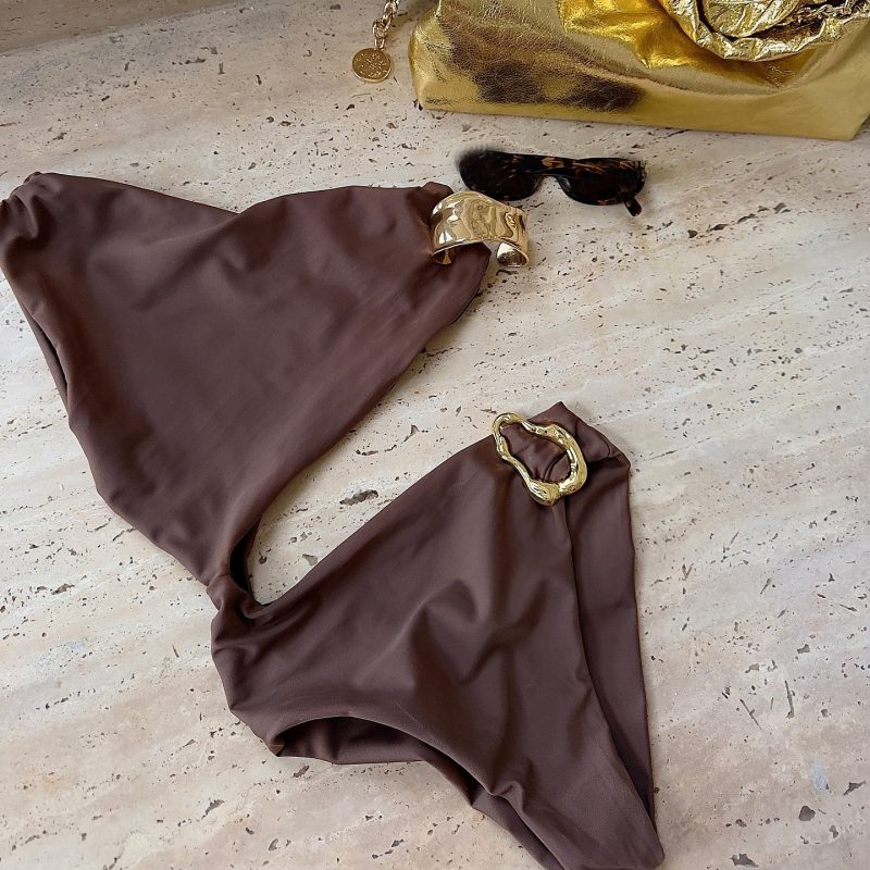 One Shoulder Swimsuit Women Swimwear 2025 Sexy Bikinis Female Biquini Hollowen Swim Suits Cut Out Bodysuit Bathingsuit Beachwear - Image 12