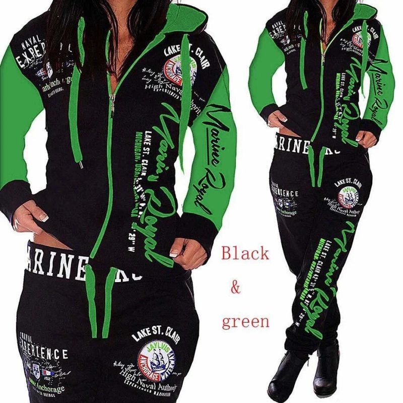 ZOGAA female new Womens Sets Clothes Hoodies Pants 2 Piece Set Warm Ladies Printed Women Outfits Matching Suit Women Tracksuit - Image 3