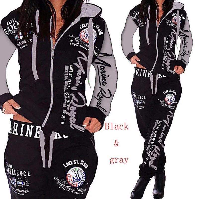 ZOGAA female new Womens Sets Clothes Hoodies Pants 2 Piece Set Warm Ladies Printed Women Outfits Matching Suit Women Tracksuit - Image 7
