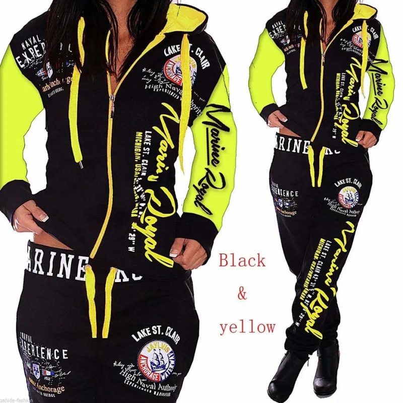 ZOGAA female new Womens Sets Clothes Hoodies Pants 2 Piece Set Warm Ladies Printed Women Outfits Matching Suit Women Tracksuit - Image 9