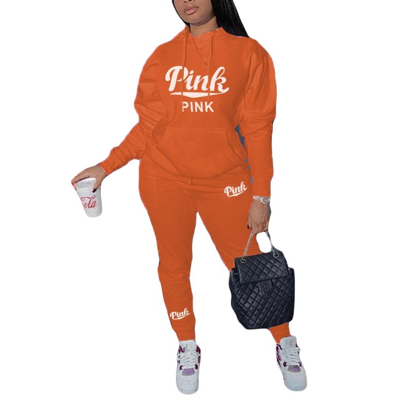 Hoodies Set for Women Suit Hoodie and Sweat Pants Set Zip V Long Sleeve Sport 2 Piece Set Women Tracksuit Joggers Sweat - Image 10