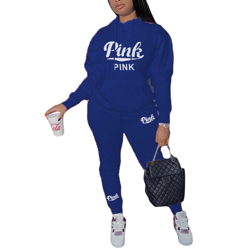 Hoodies Set for Women Suit Hoodie and Sweat Pants Set Zip V Long Sleeve Sport 2 Piece Set Women Tracksuit Joggers Sweat - Image 11