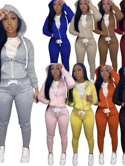11 Colors fall winter 2 Piece Pants Set Women fall 2025 women clothes Hoodies Sweatshirt Outfit two piece pants set clothes