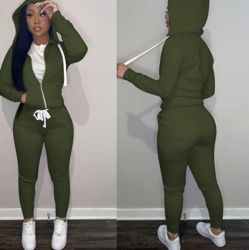 11 Colors fall winter 2 Piece Pants Set Women fall 2025 women clothes Hoodies Sweatshirt Outfit two piece pants set clothes - Image 5