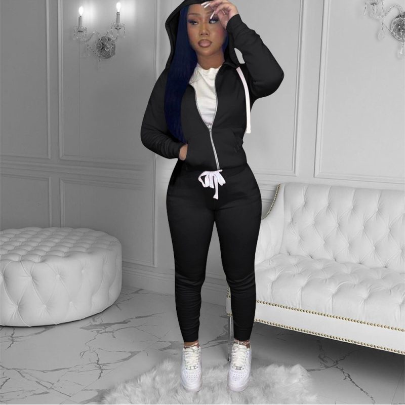 11 Colors fall winter 2 Piece Pants Set Women fall 2025 women clothes Hoodies Sweatshirt Outfit two piece pants set clothes - Image 8