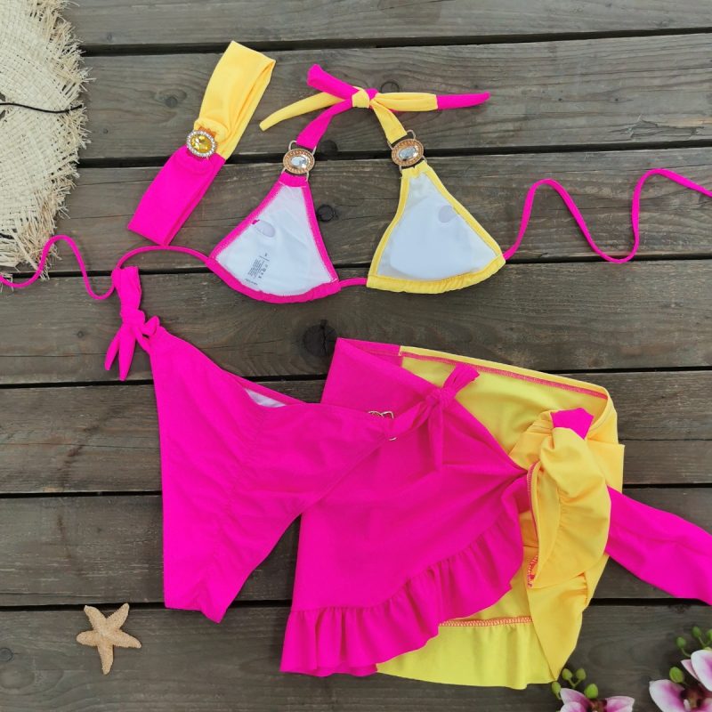 Brazilian Jewelled Rhinestones Diamond Bikini Women Swimwear Female Swimsuit Two-piece Bikini set Bather Bathing Suit Swim - Image 2