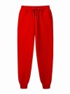 Women's and men's loose sweatpants runners with elastic waist casual hip-hop sweat pants white beige ros