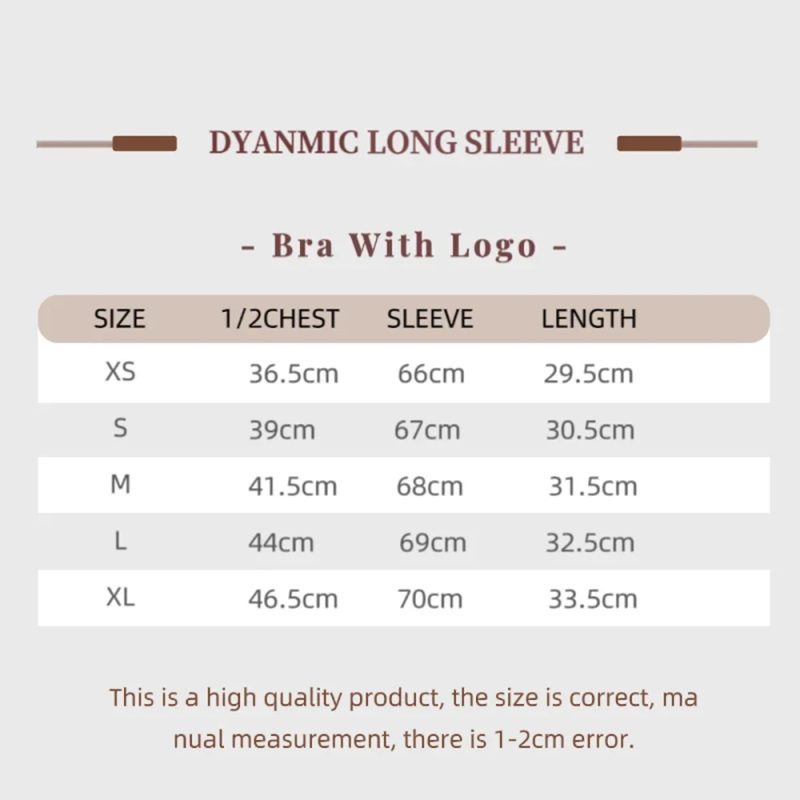Dynamic Long Sleeve Crop Top with Logo Women Short Sleeve Yoga Top Light Weight Gym Crop Top Seamless Bicycle Sports Long Sleeve - Image 6