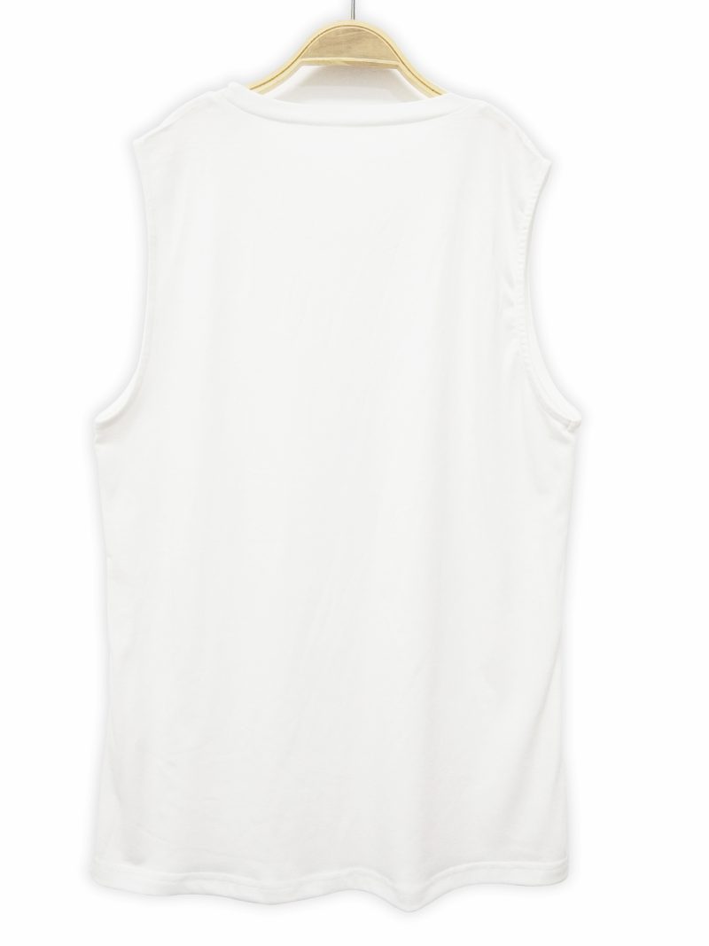 Women's Summer Bear cartoon Print Large Casual Round Neck Sleeveless Loose Tank Top T-shirt Tank Top T-shirt - Image 3
