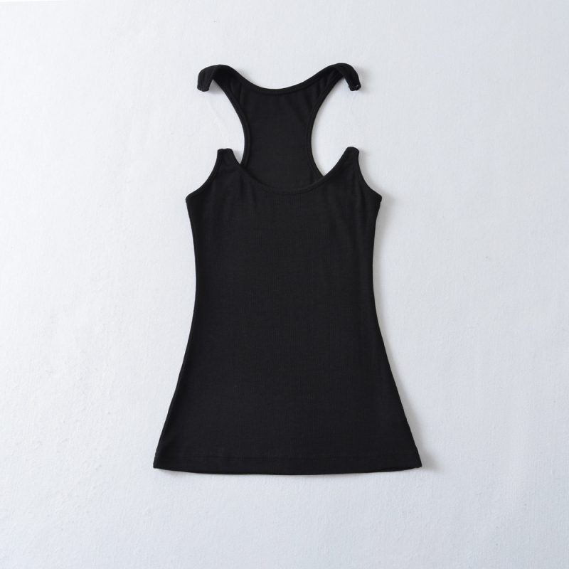 Women Ypro Ribbed Invisible Strap Tank Top Camis Tee - Image 9