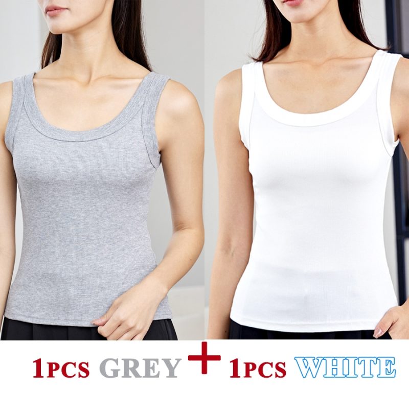 Sexy Tank Tops Women Colorful Running Sports Soft Solid Modal Screw Thread High Elasticity Slim Vest Girls 9 Colors - Image 7