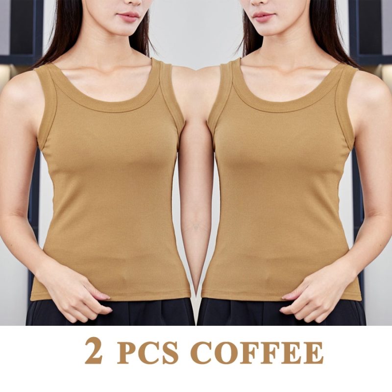 Sexy Tank Tops Women Colorful Running Sports Soft Solid Modal Screw Thread High Elasticity Slim Vest Girls 9 Colors - Image 11