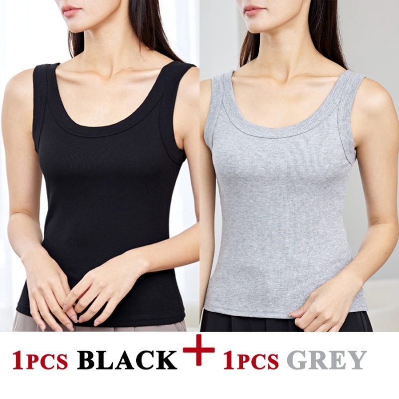 Sexy Tank Tops Women Colorful Running Sports Soft Solid Modal Screw Thread High Elasticity Slim Vest Girls 9 Colors - Image 15