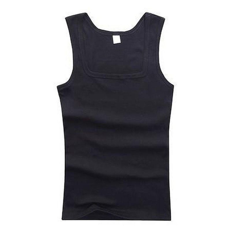 Summer Plus Size Men Women Clothing Black White Gray Tank Tops Singlets 100% Cotton Fitness Men Muscle Vests T Shirt For Women - Image 7