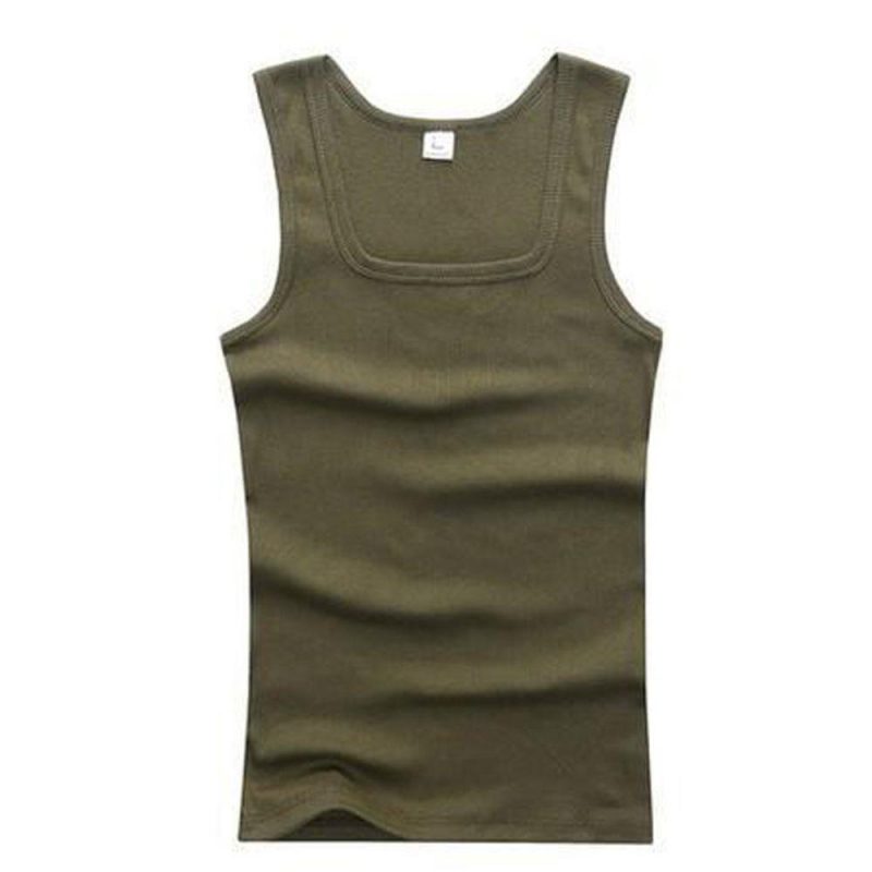 Summer Plus Size Men Women Clothing Black White Gray Tank Tops Singlets 100% Cotton Fitness Men Muscle Vests T Shirt For Women - Image 11