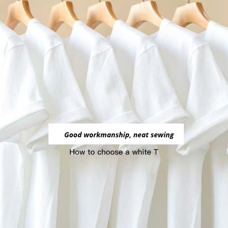 Summer Casual 100% Cotton Regular-Fit Women Crew Neck Basic White T-Shirts - Image 3