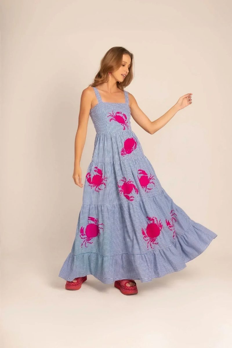 2025 Spring Women Dress Long Print Square Collar Sleeveless Loose Slip Dresses Female Elegant Casual Trendy Beach Ladies Clothes - Image 5