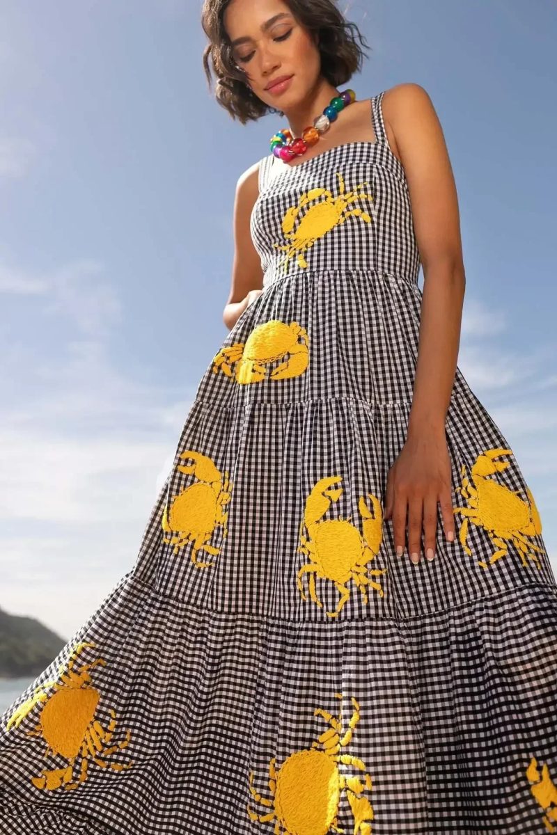 2025 Spring Women Dress Long Print Square Collar Sleeveless Loose Slip Dresses Female Elegant Casual Trendy Beach Ladies Clothes - Image 7