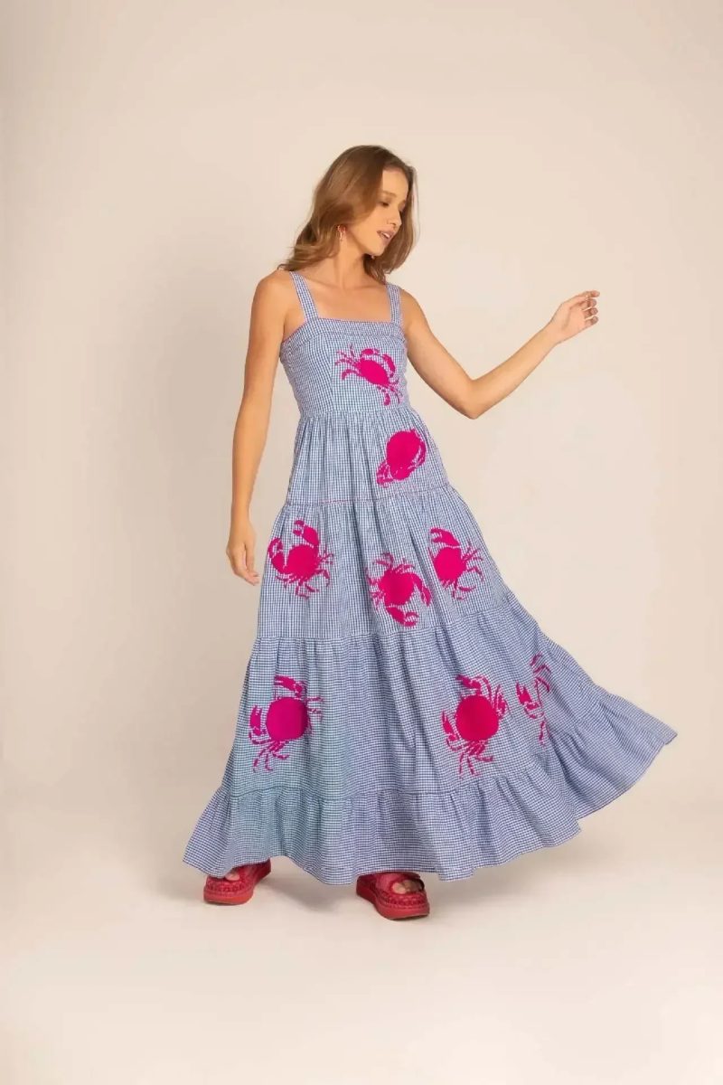 2025 Spring Women Dress Long Print Square Collar Sleeveless Loose Slip Dresses Female Elegant Casual Trendy Beach Ladies Clothes - Image 9