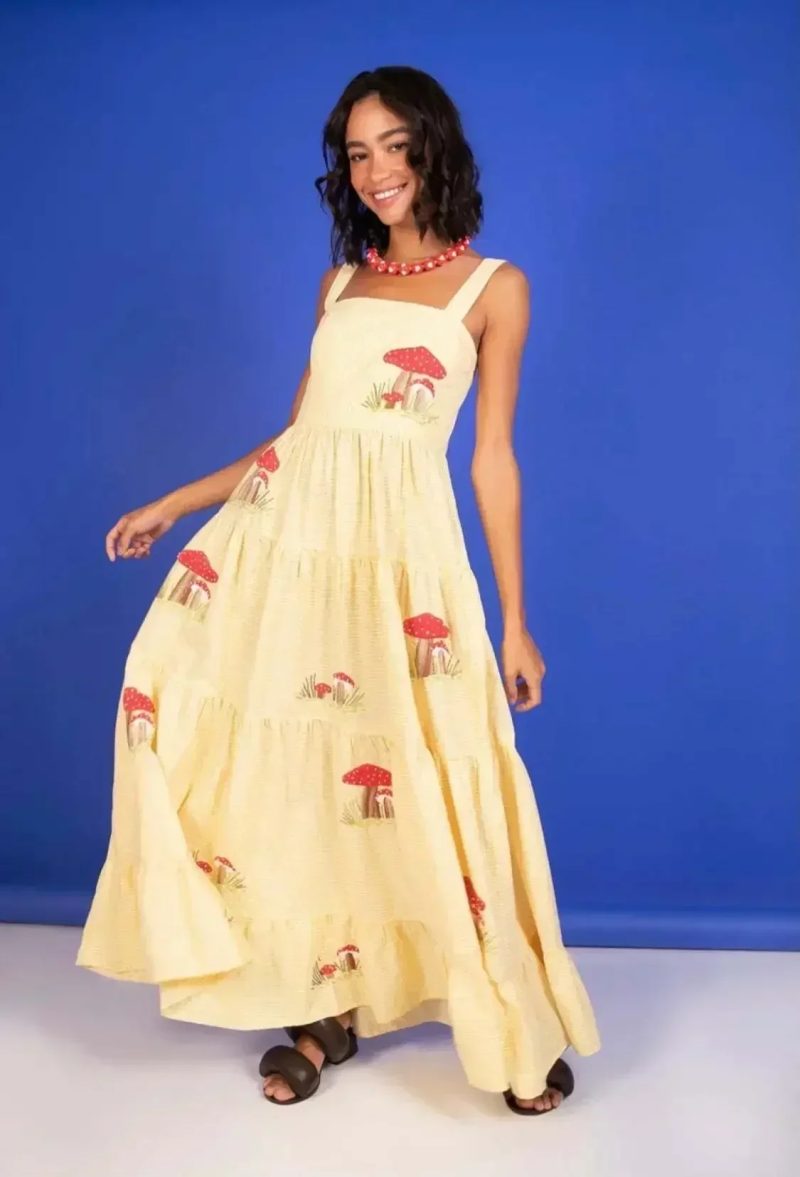 2025 Spring Women Dress Long Print Square Collar Sleeveless Loose Slip Dresses Female Elegant Casual Trendy Beach Ladies Clothes - Image 12