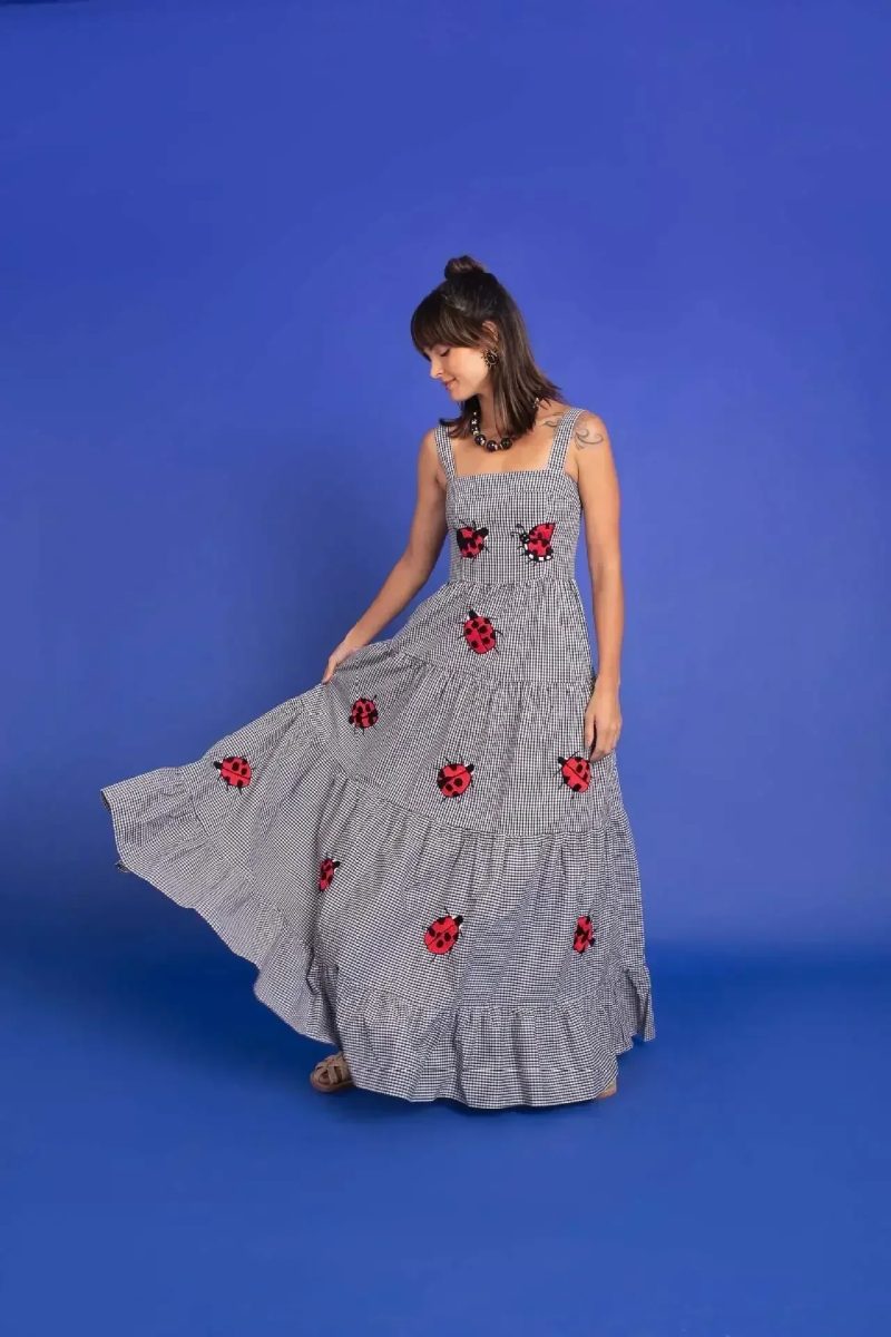 2025 Spring Women Dress Long Print Square Collar Sleeveless Loose Slip Dresses Female Elegant Casual Trendy Beach Ladies Clothes - Image 13