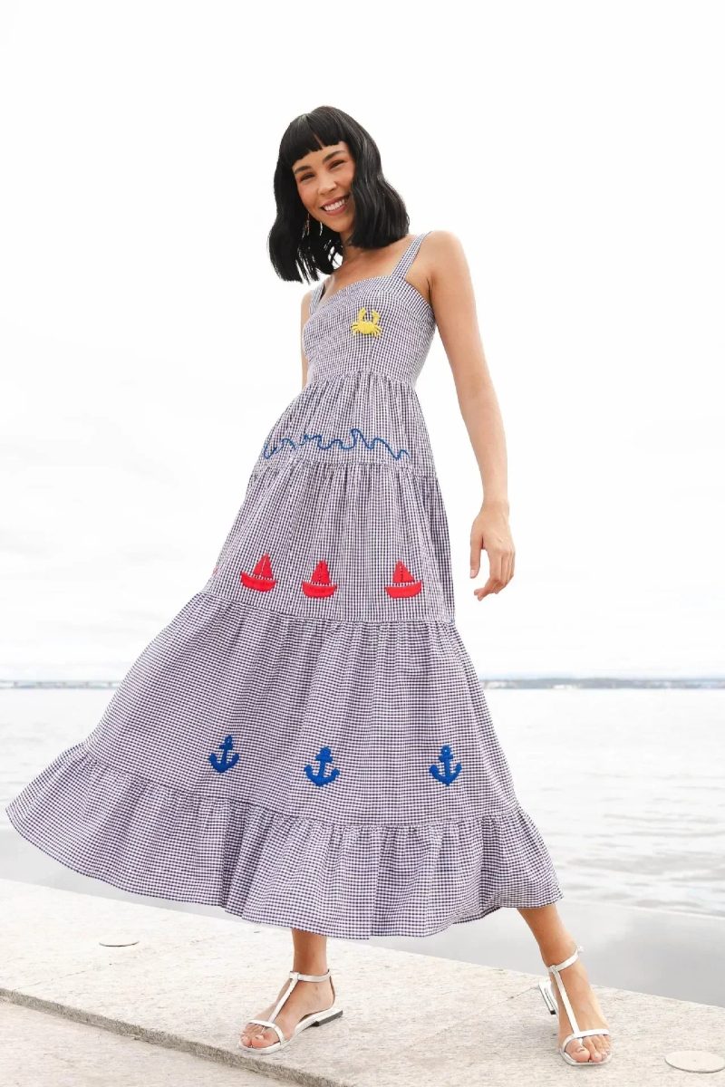 2025 Spring Women Dress Long Print Square Collar Sleeveless Loose Slip Dresses Female Elegant Casual Trendy Beach Ladies Clothes - Image 14