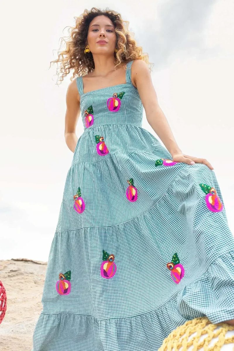 2025 Spring Women Dress Long Print Square Collar Sleeveless Loose Slip Dresses Female Elegant Casual Trendy Beach Ladies Clothes - Image 15