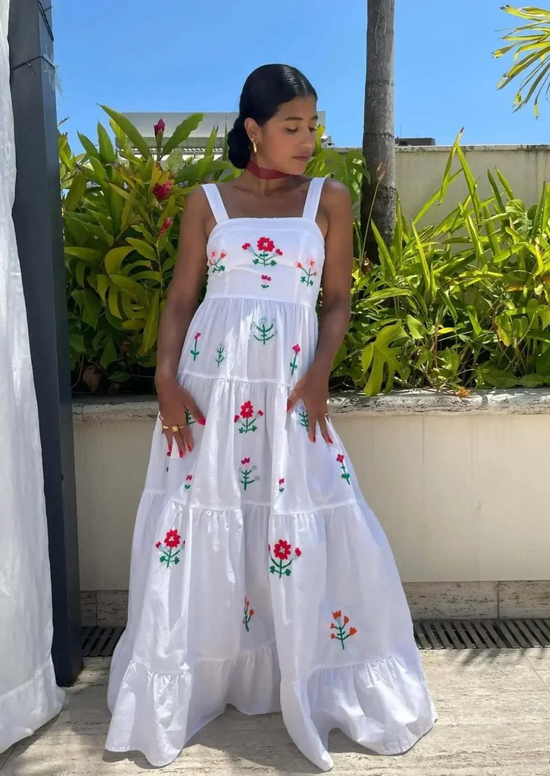2025 Spring Women Dress Long Print Square Collar Sleeveless Loose Slip Dresses Female Elegant Casual Trendy Beach Ladies Clothes - Image 20