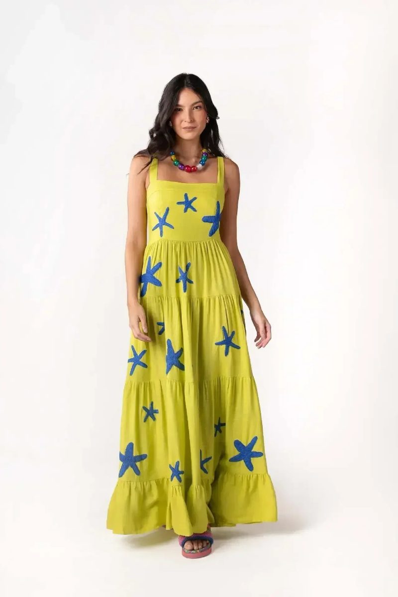 2025 Spring Women Dress Long Print Square Collar Sleeveless Loose Slip Dresses Female Elegant Casual Trendy Beach Ladies Clothes - Image 21