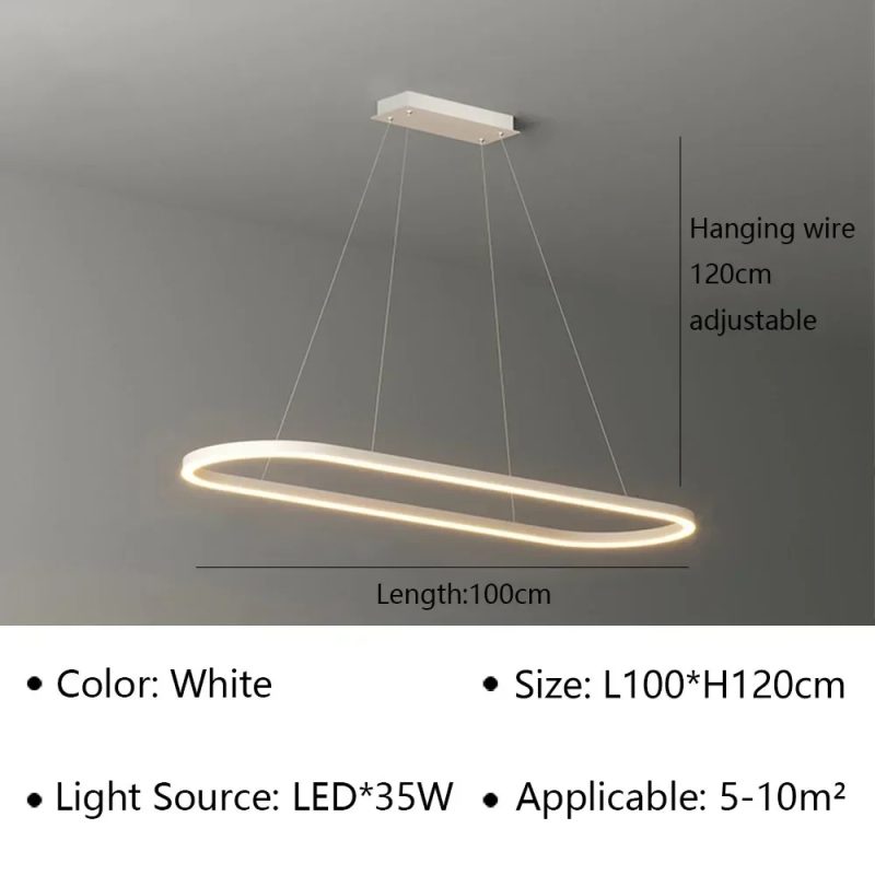 Modern LED Pendant Light For Living Dining Room Kitchen Hotel Bedroom Ceiling Chandelier Indoor Home Decoration Lighting Fixture - Image 17