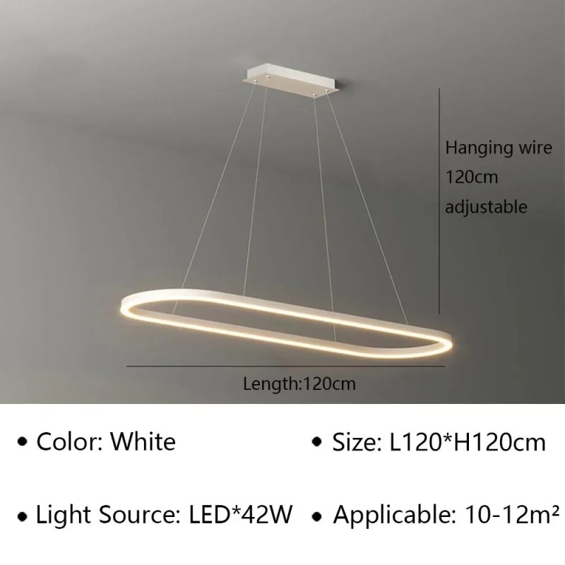 Modern LED Pendant Light For Living Dining Room Kitchen Hotel Bedroom Ceiling Chandelier Indoor Home Decoration Lighting Fixture - Image 18