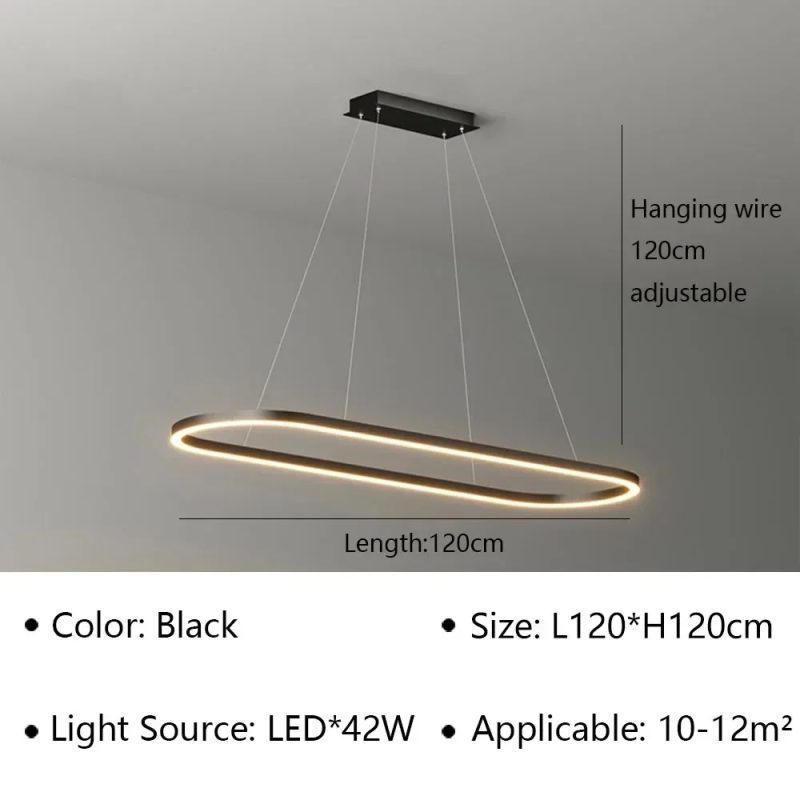 Modern LED Pendant Light For Living Dining Room Kitchen Hotel Bedroom Ceiling Chandelier Indoor Home Decoration Lighting Fixture - Image 19