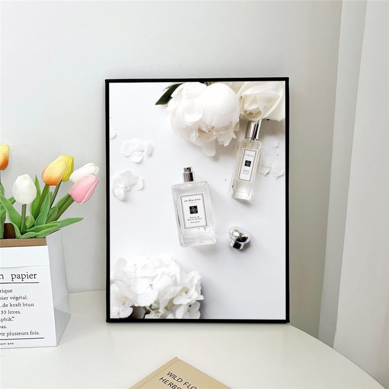 1pc Minimalist Black And White Luxury Fashion Perfume Bottle Self-adhesive Art Poster Waterproof Paper Sticker Wall Decor - Image 11