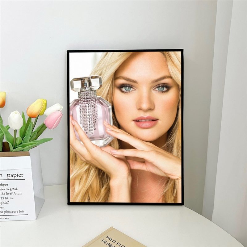 1pc Minimalist Black And White Luxury Fashion Perfume Bottle Self-adhesive Art Poster Waterproof Paper Sticker Wall Decor - Image 12
