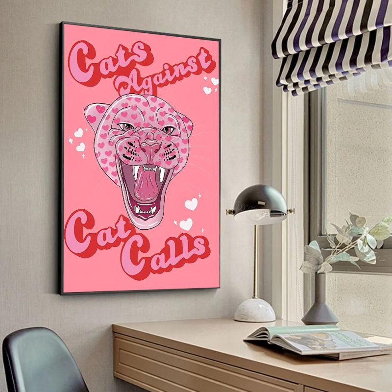 1pc Feminist Fashion Art Pink Girl Power Poster HD Posters Home Room Bar Cafe Decor Art Wall Painting Picture - Image 4
