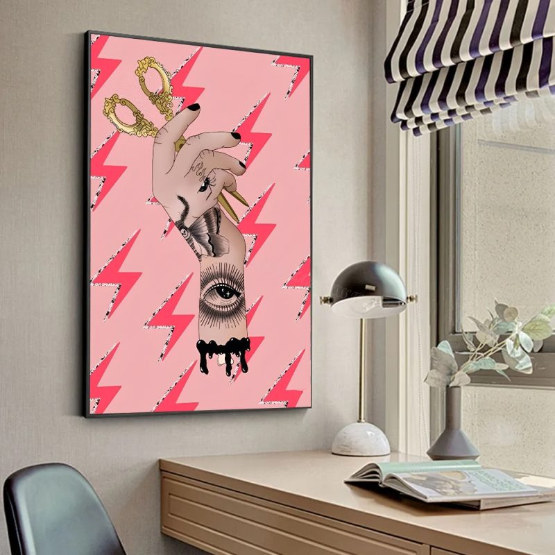 1pc Feminist Fashion Art Pink Girl Power Poster HD Posters Home Room Bar Cafe Decor Art Wall Painting Picture - Image 7