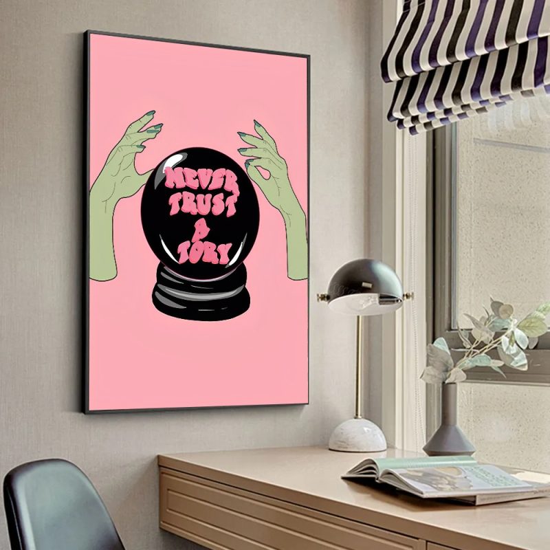 1pc Feminist Fashion Art Pink Girl Power Poster HD Posters Home Room Bar Cafe Decor Art Wall Painting Picture - Image 13