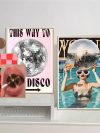 Retro Trendy Bar Funky Disco Ball 70s Self-adhesive Art Poster HD Quality Wall Art Retro Posters for Home Home Decor