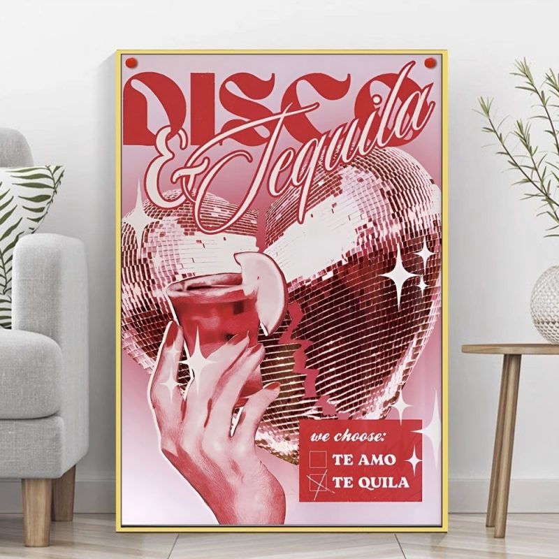 Retro Trendy Bar Funky Disco Ball 70s Self-adhesive Art Poster HD Quality Wall Art Retro Posters for Home Home Decor - Image 7
