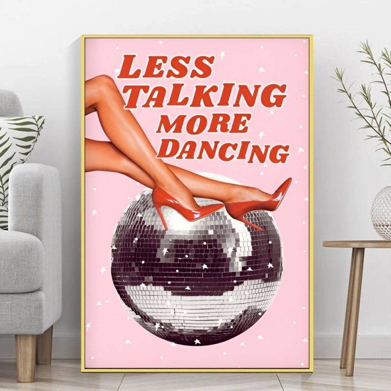 Retro Trendy Bar Funky Disco Ball 70s Self-adhesive Art Poster HD Quality Wall Art Retro Posters for Home Home Decor - Image 11
