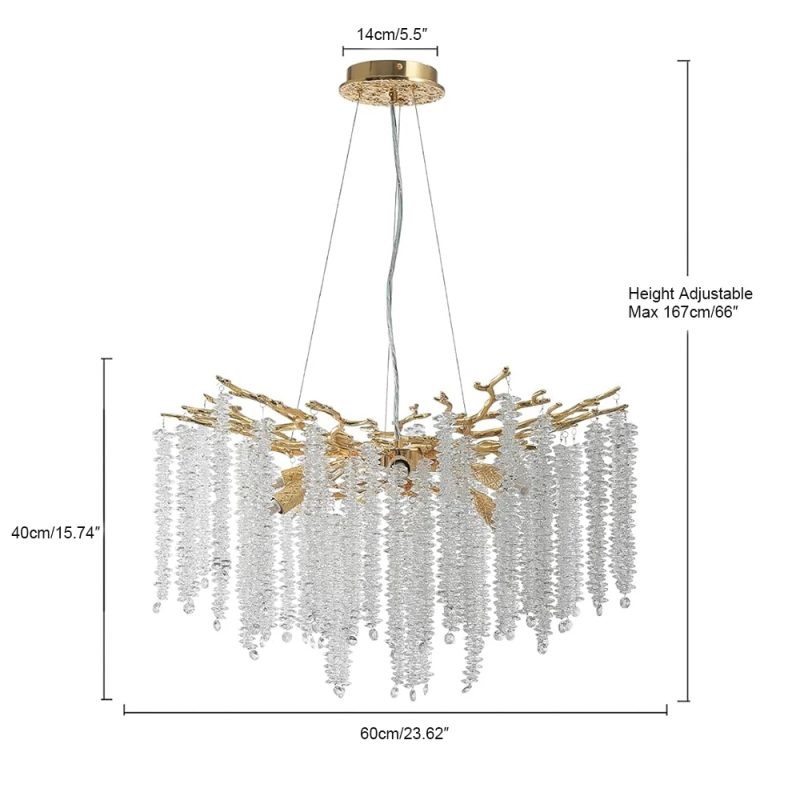 Crystal Ceiling Chandelier For Kitchen Dining Room Luxury Modern Luxury Crystal Chandelier Living Room Chandeliers - Image 8