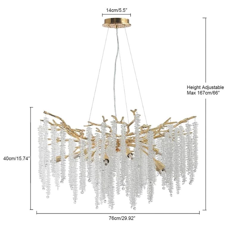 Crystal Ceiling Chandelier For Kitchen Dining Room Luxury Modern Luxury Crystal Chandelier Living Room Chandeliers - Image 9