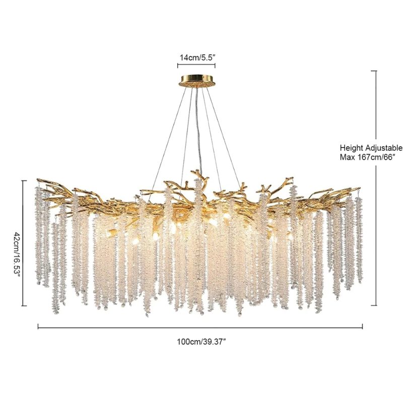 Crystal Ceiling Chandelier For Kitchen Dining Room Luxury Modern Luxury Crystal Chandelier Living Room Chandeliers - Image 10