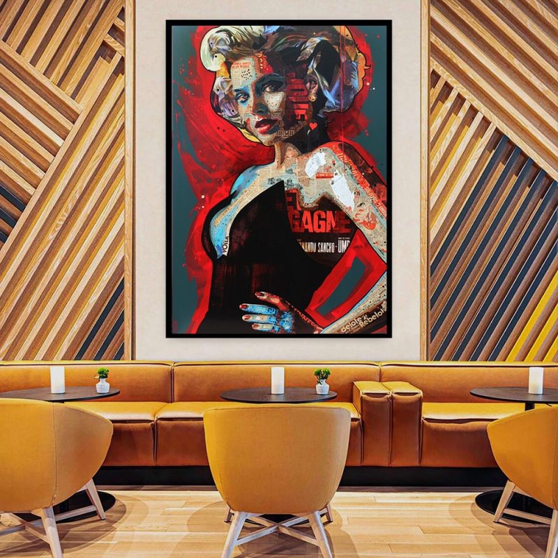 Griffiti Sexy Woman Portrait Canvas Painting Wall Art Abstract Street Pop Art Fashion Girls Poster Prints Home Decor Gift - Image 5
