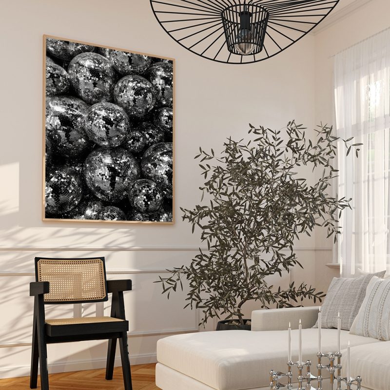Disco Ball Dancefloor Party Poster Movie Sticky Posters Retro Kraft Paper Sticker DIY Room Bar Cafe Aesthetic Art Wall Painting - Image 5